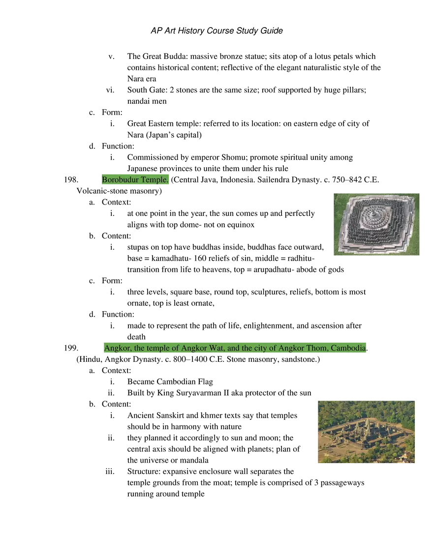 AP Art History Unit 8 South, East, and Southeast Asia - Page 9