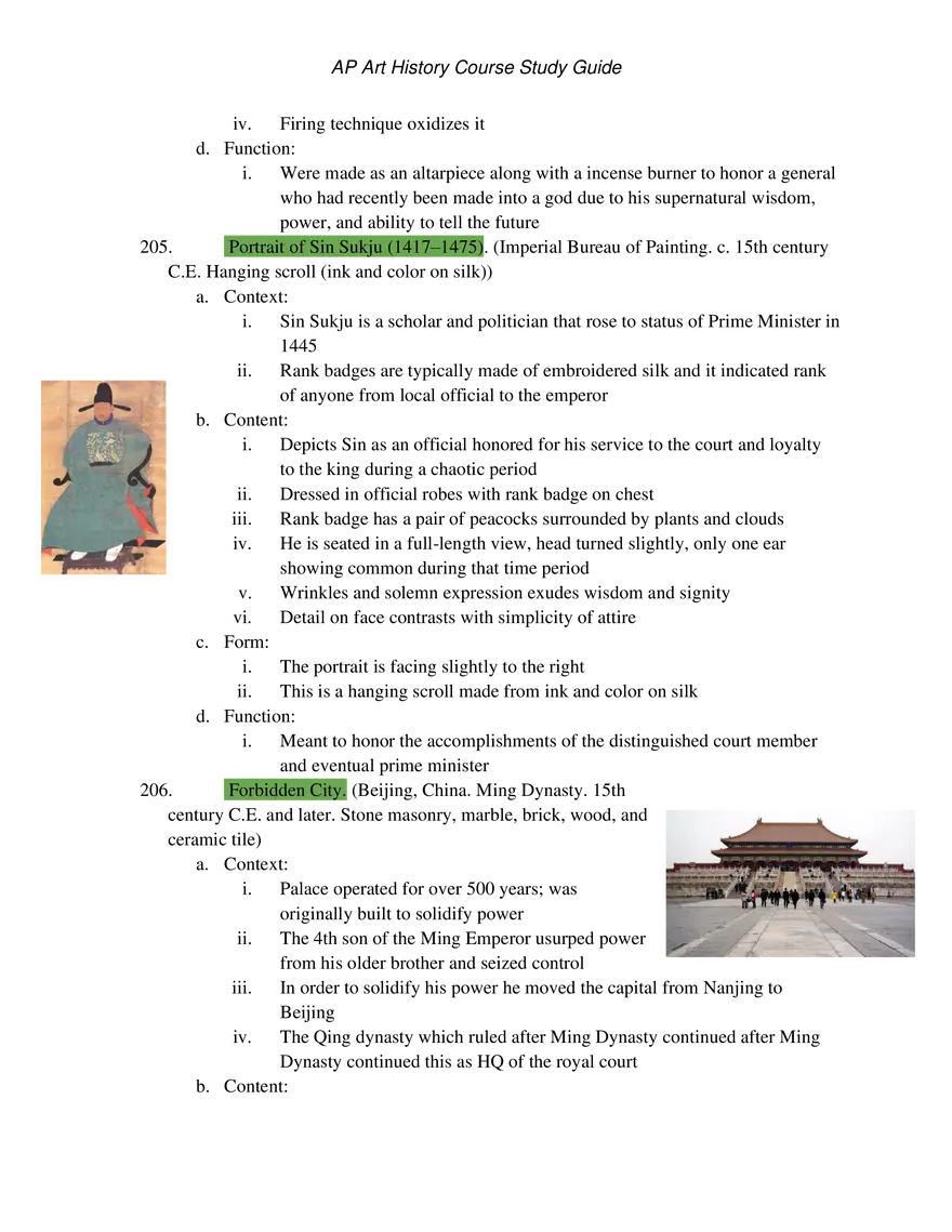 AP Art History Unit 8 South, East, and Southeast Asia - Page 13