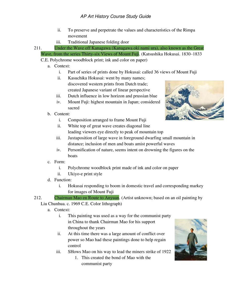 AP Art History Unit 8 South, East, and Southeast Asia - Page 5