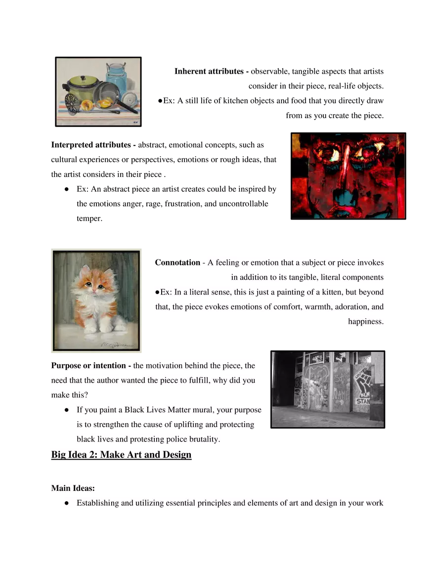 AP Art Drawing Course Study Guide - Page 3