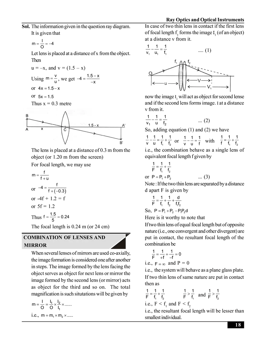 Ray Optics and Optical Instruments - Page 10