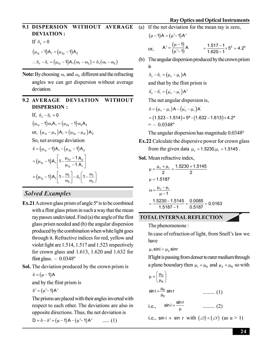 Ray Optics and Optical Instruments - Page 17
