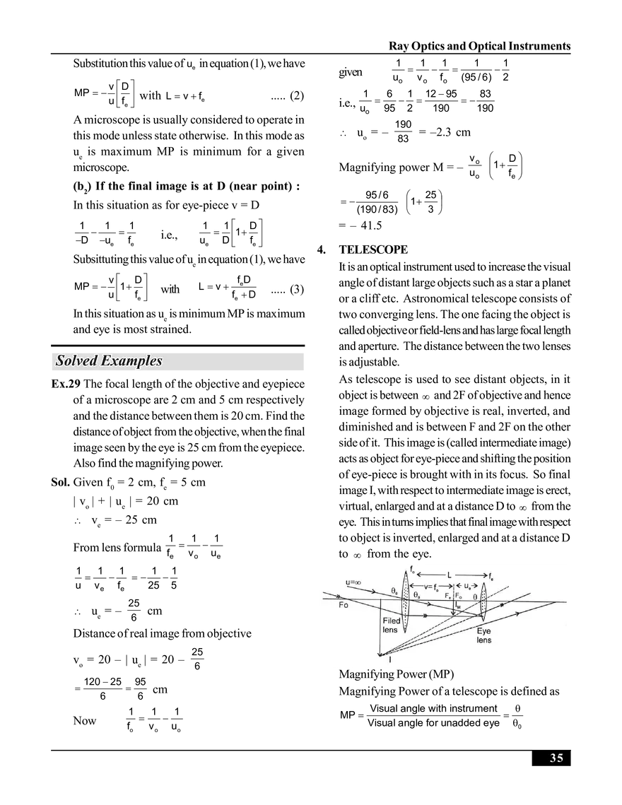 Ray Optics and Optical Instruments - Page 29