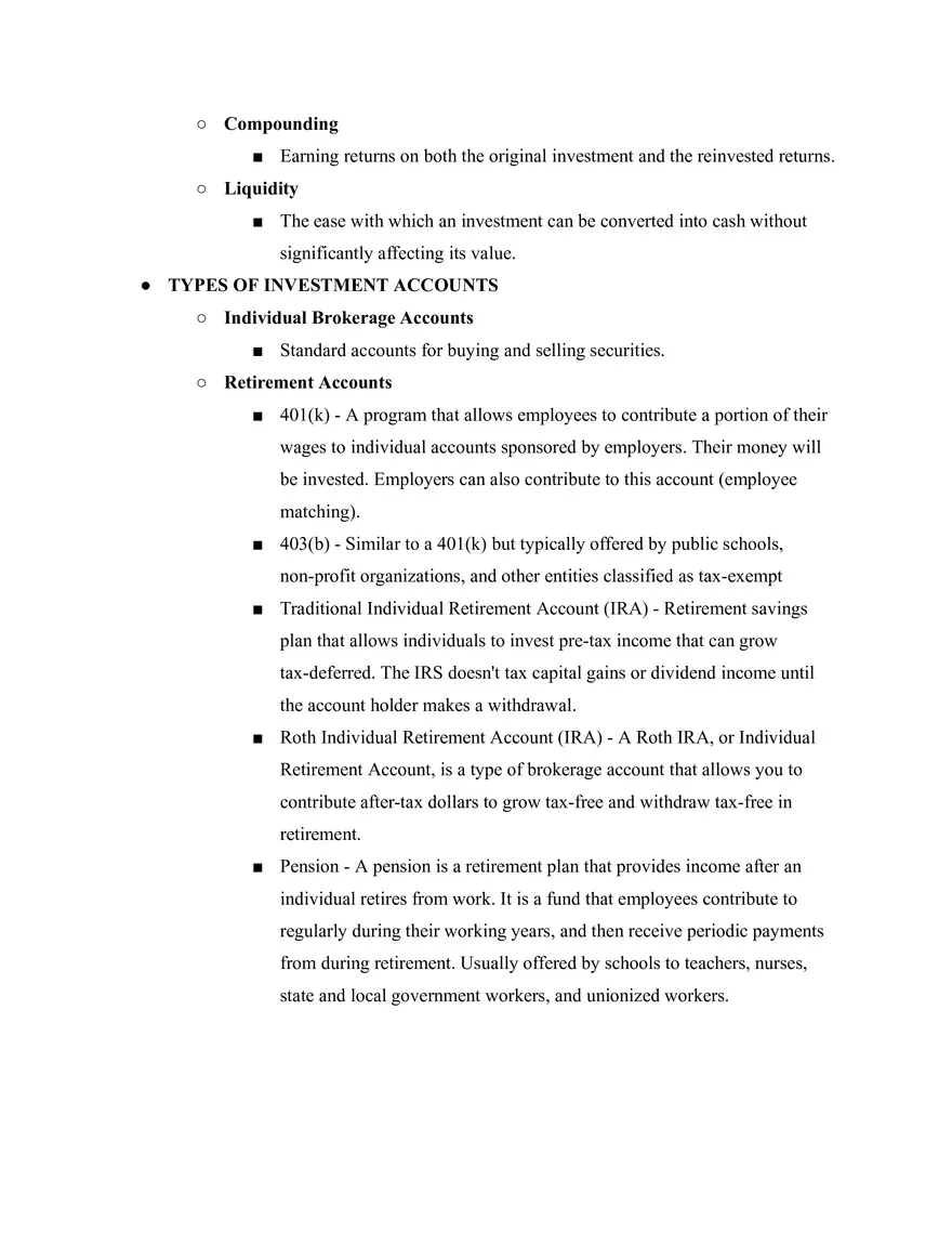 Financial Literacy Investing - Page 3