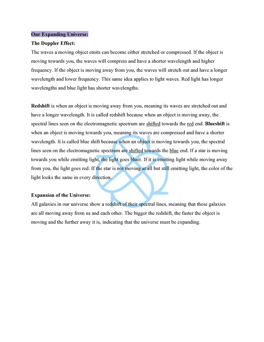 8th Grade The Universe - Page 5