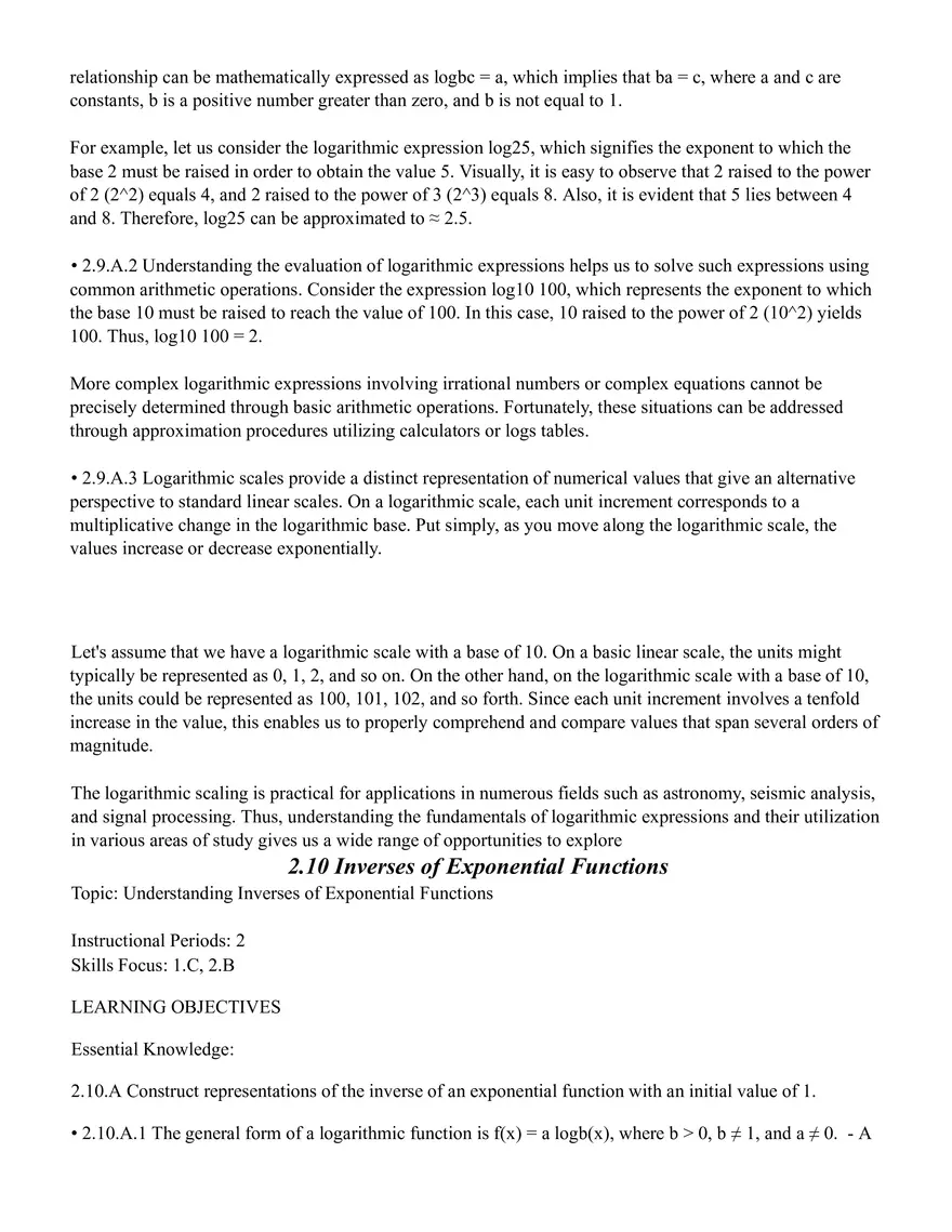 Unit 2 Exponential & Logarithmic Functions - Page 7