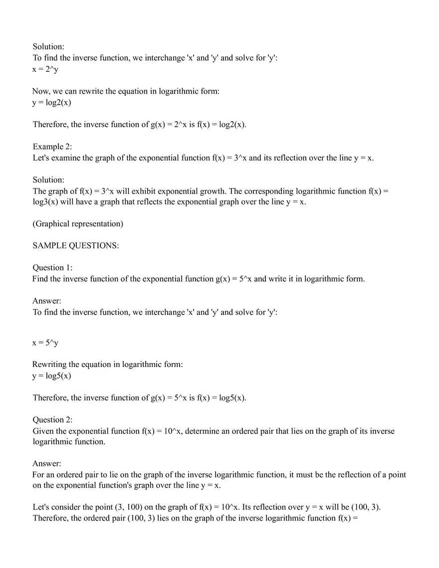Unit 2 Exponential & Logarithmic Functions - Page 9