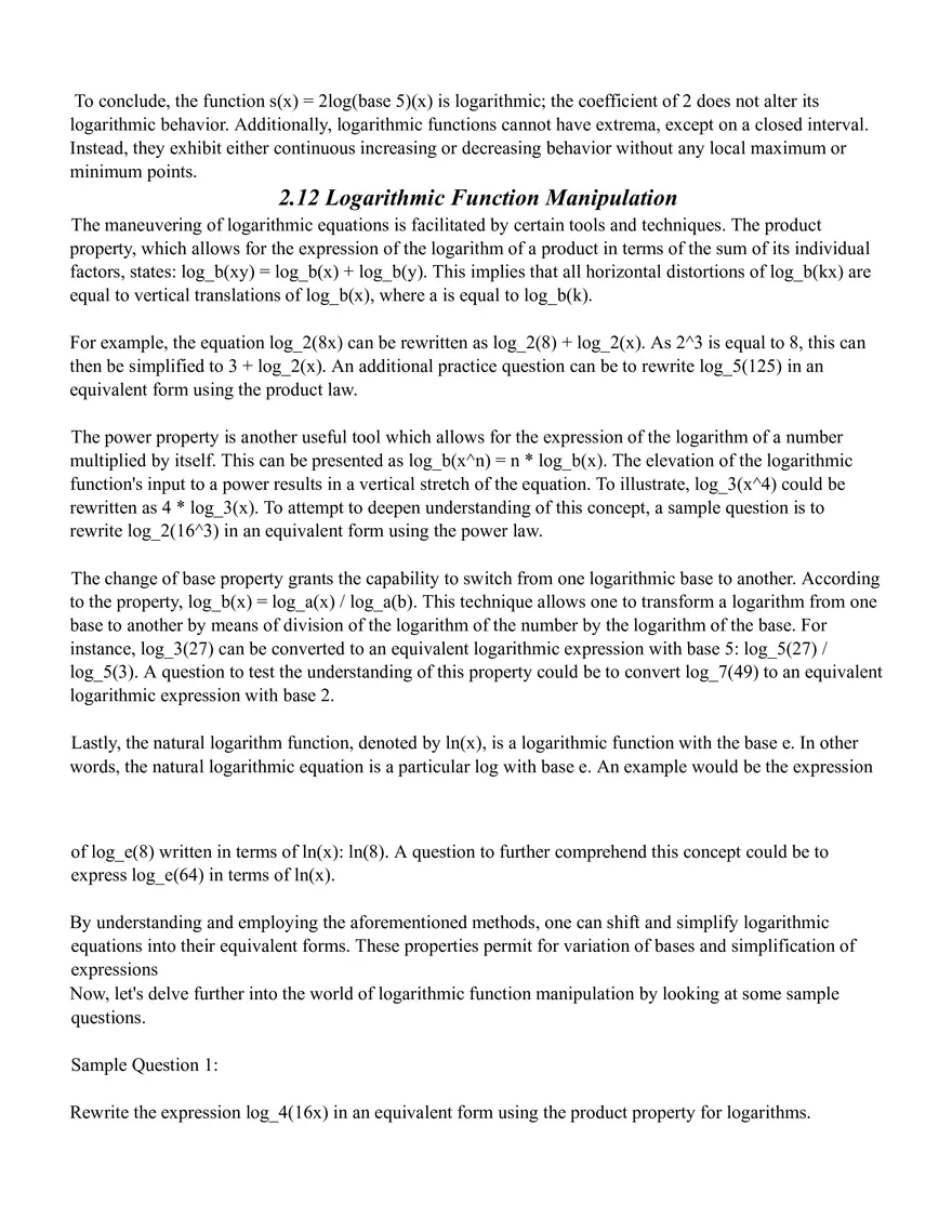 Unit 2 Exponential & Logarithmic Functions - Page 12