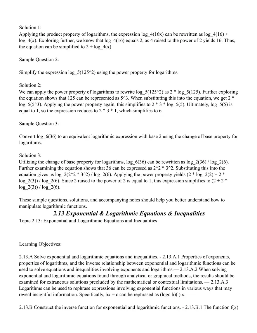 Unit 2 Exponential & Logarithmic Functions - Page 14
