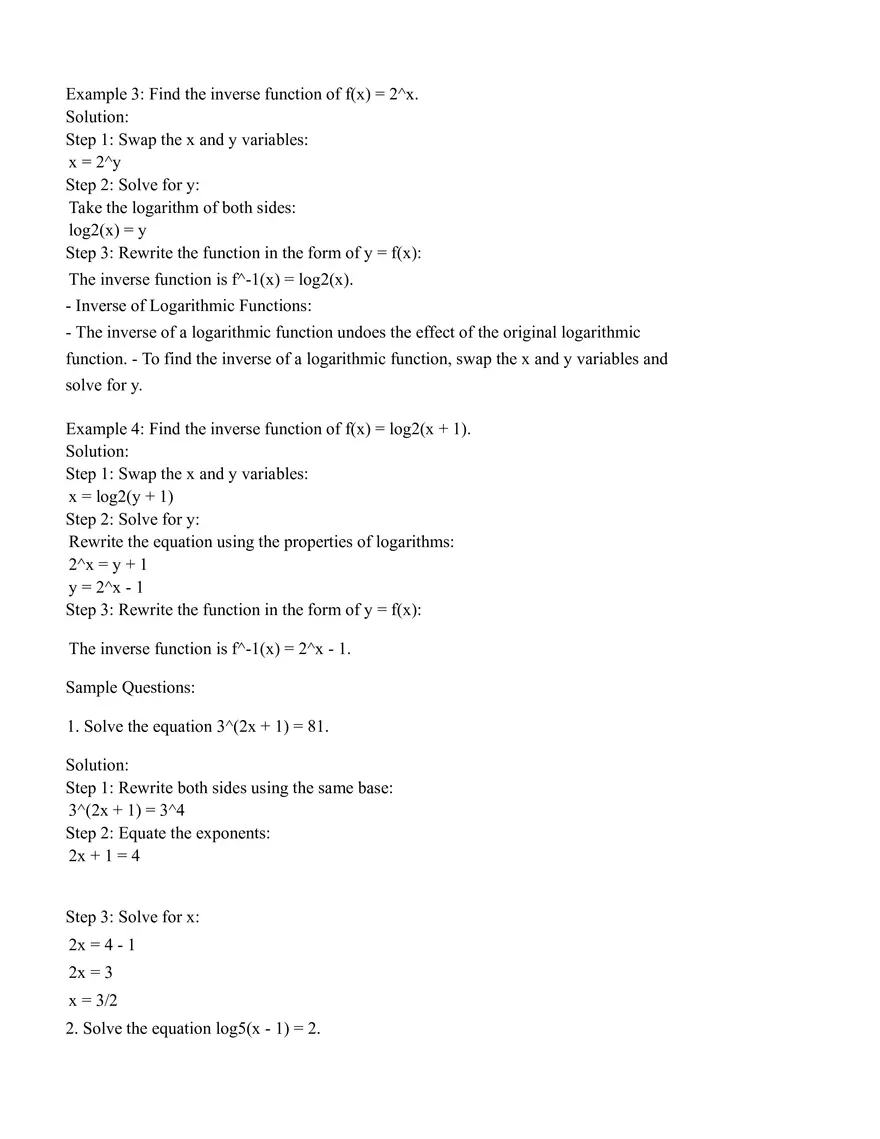 Unit 2 Exponential & Logarithmic Functions - Page 16