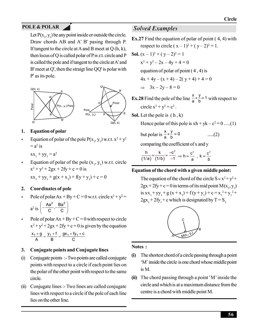 Circle Solved Examples - Page 13