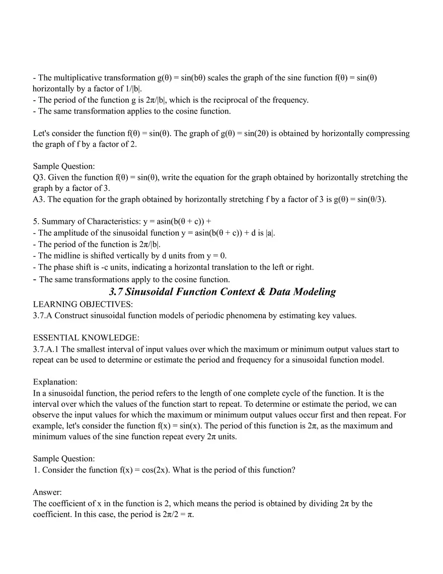 Unit 3 Trigonometric & Polar Functions - Page 7