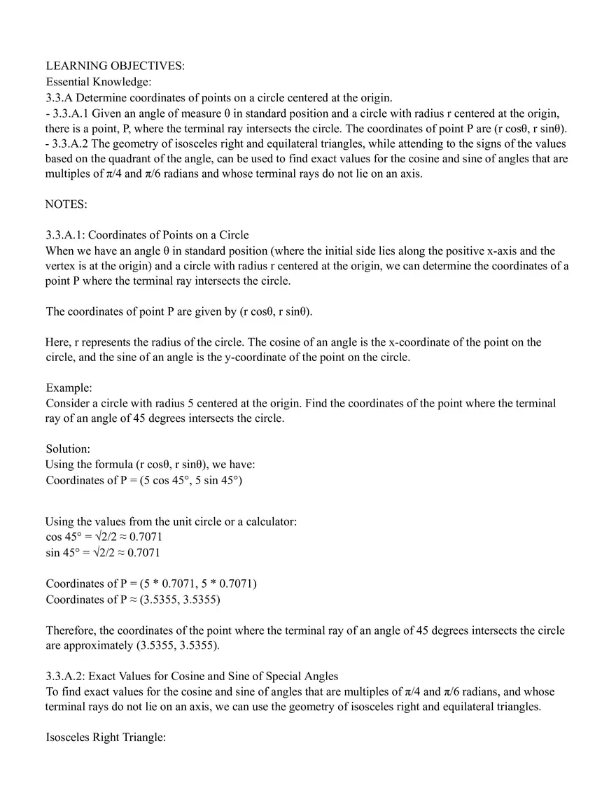 Unit 3 Trigonometric & Polar Functions - Page 20
