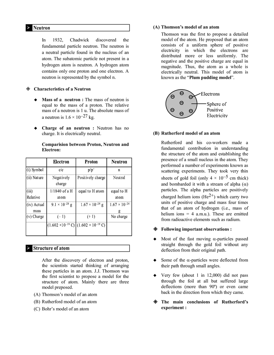 Structure of Atoms - Page 3