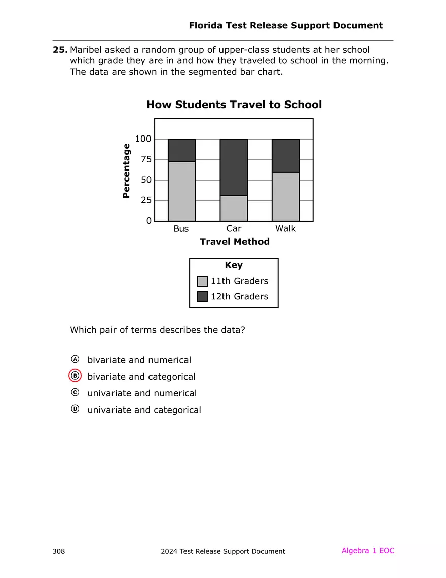 2024 Algebra Release Test With Answers - Page 22