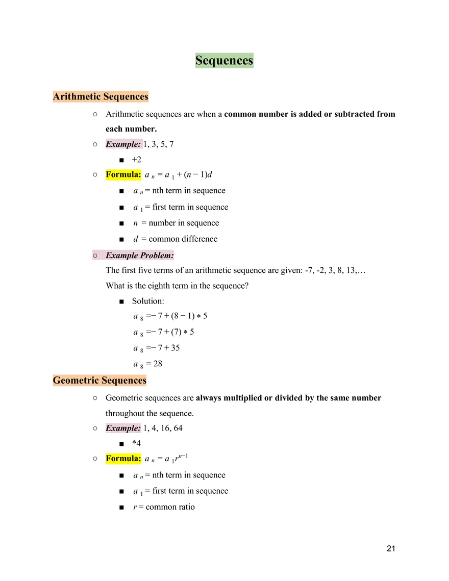SAT Math Study Guide - Page 14