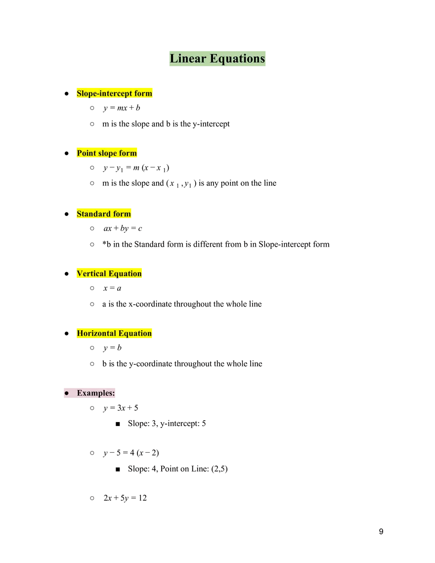 SAT Math Study Guide - Page 27