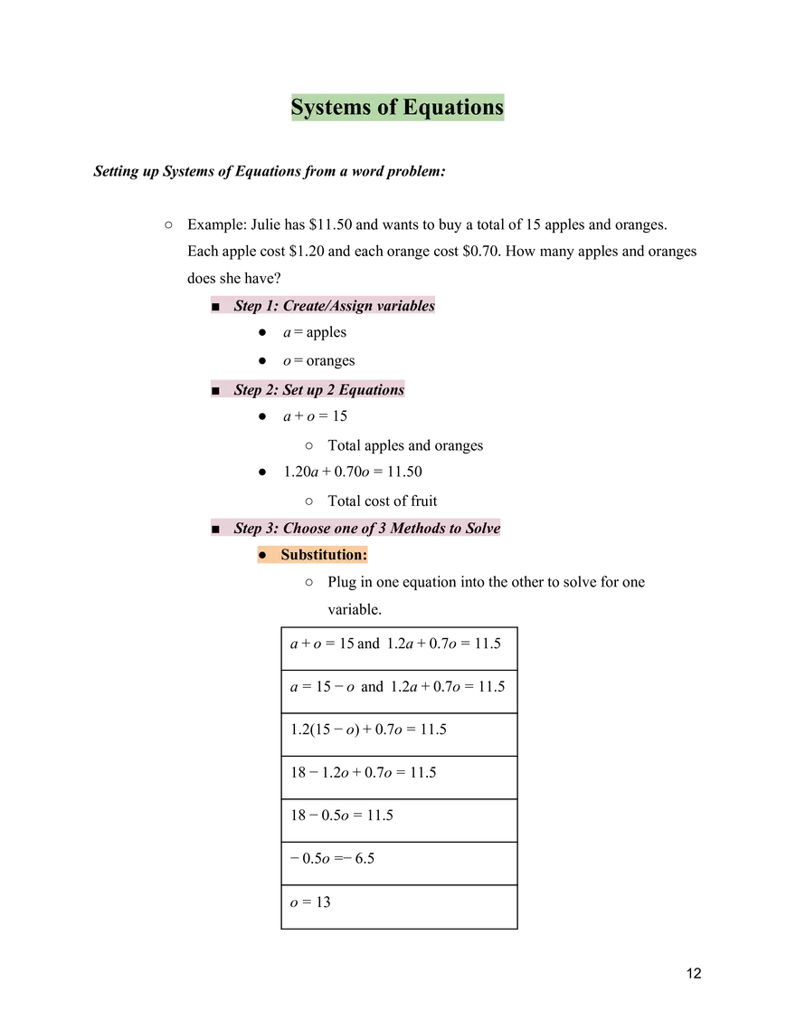 SAT Math Study Guide - Page 4