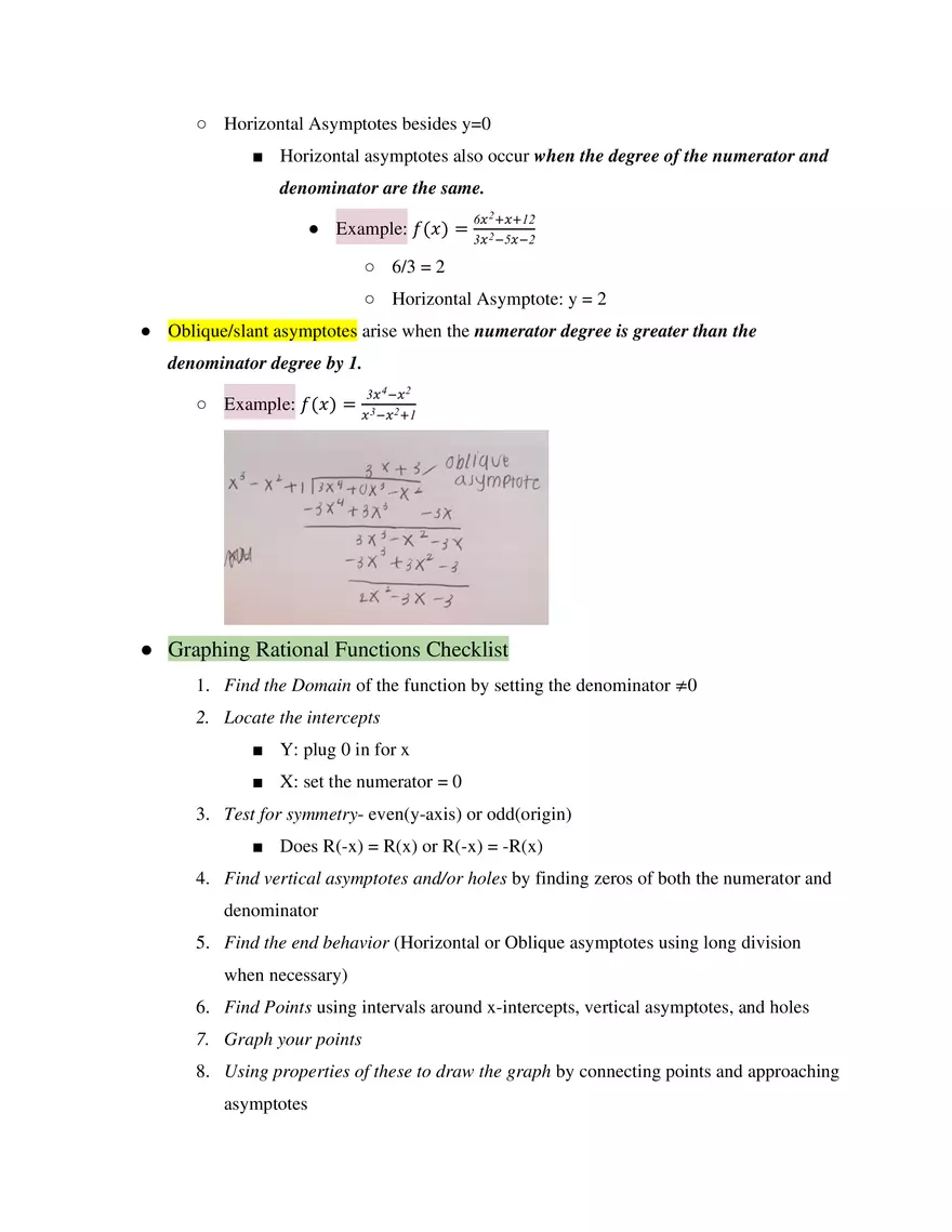 Unit 2 Library of Functions - Page 7