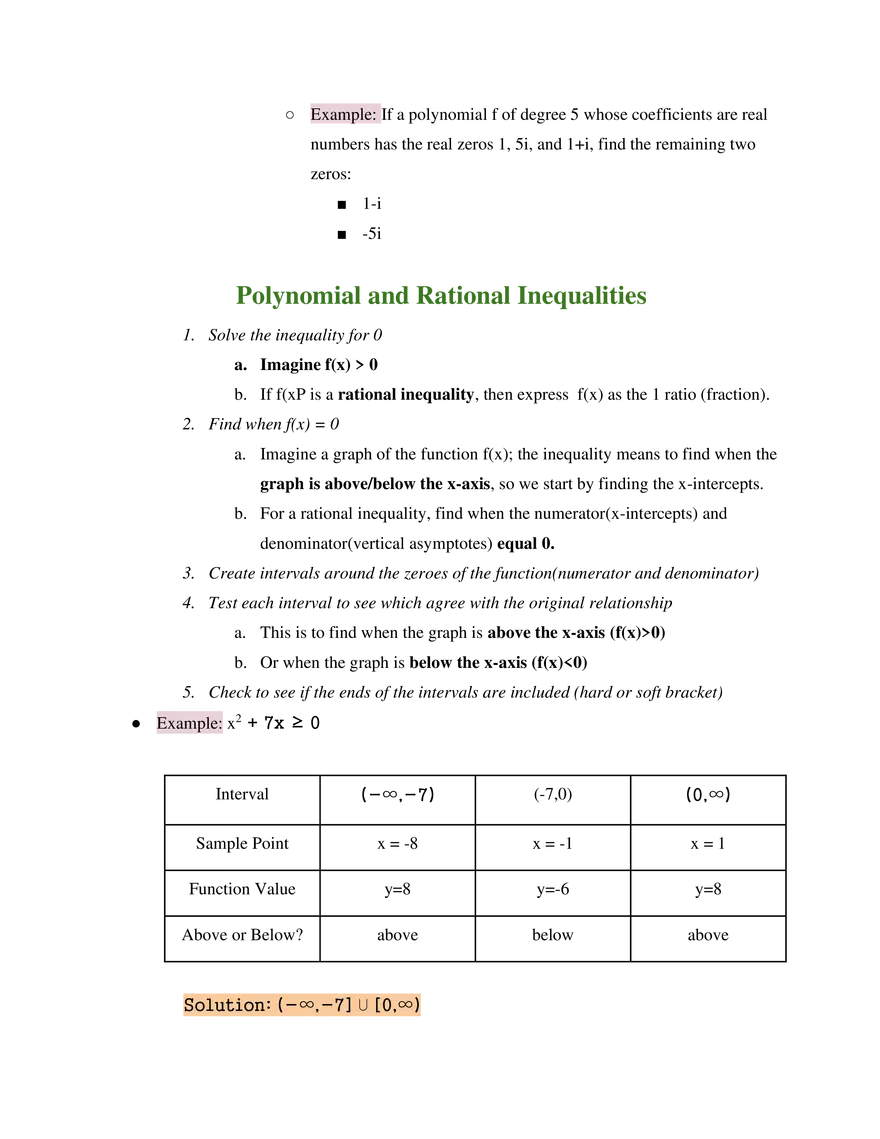 Unit 2 Library of Functions - Page 9