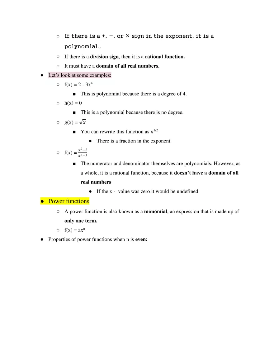 Unit 2 Library of Functions - Page 12