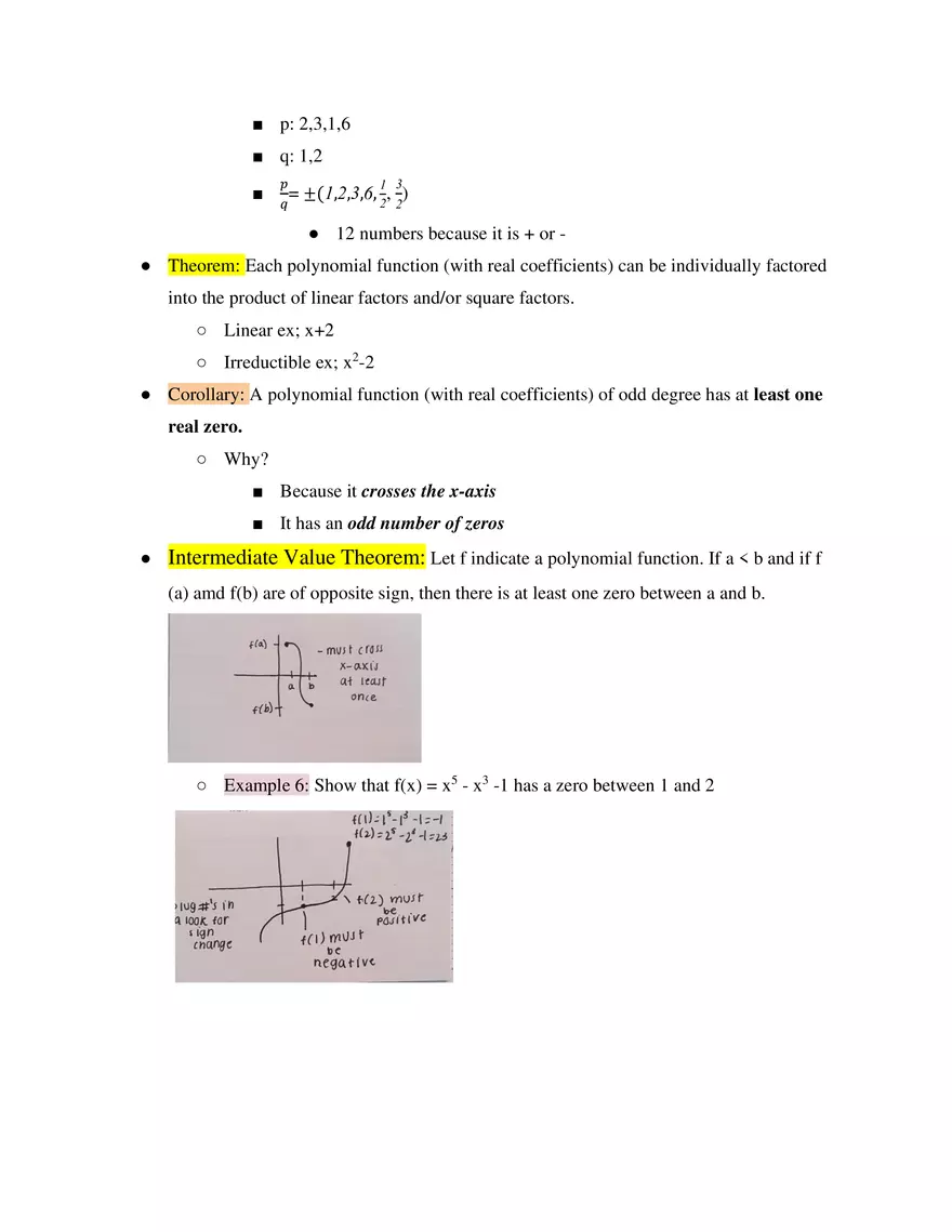 Unit 2 Library of Functions - Page 3