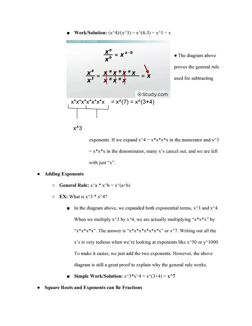 Algebra 1 Study Guide - Page 9