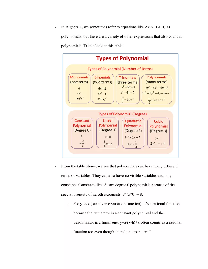 Algebra 1 Study Guide - Page 27