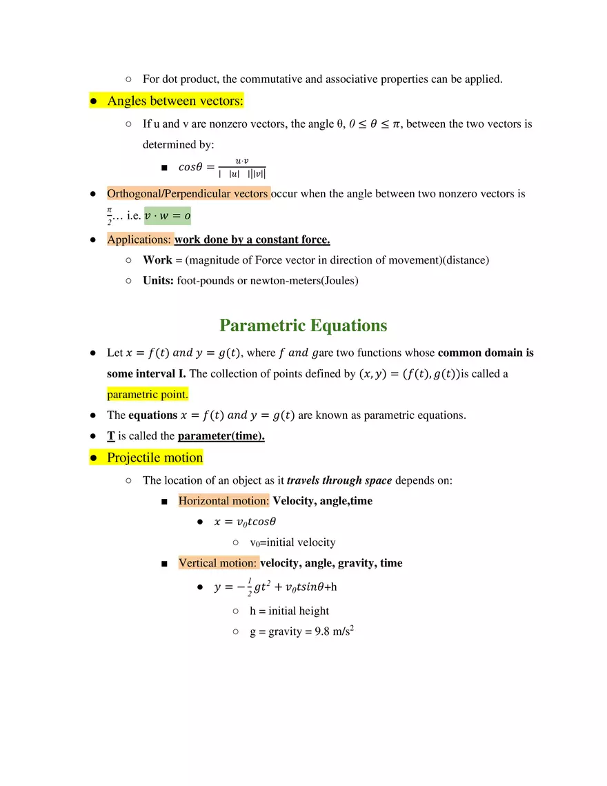 Unit 7 Vectors - Page 2