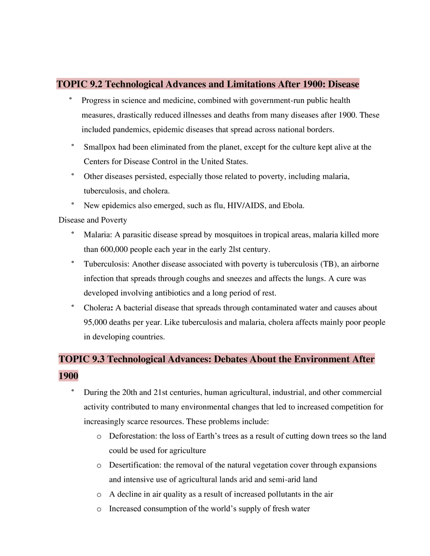 AP World History Unit 9 Globalization - Page 2