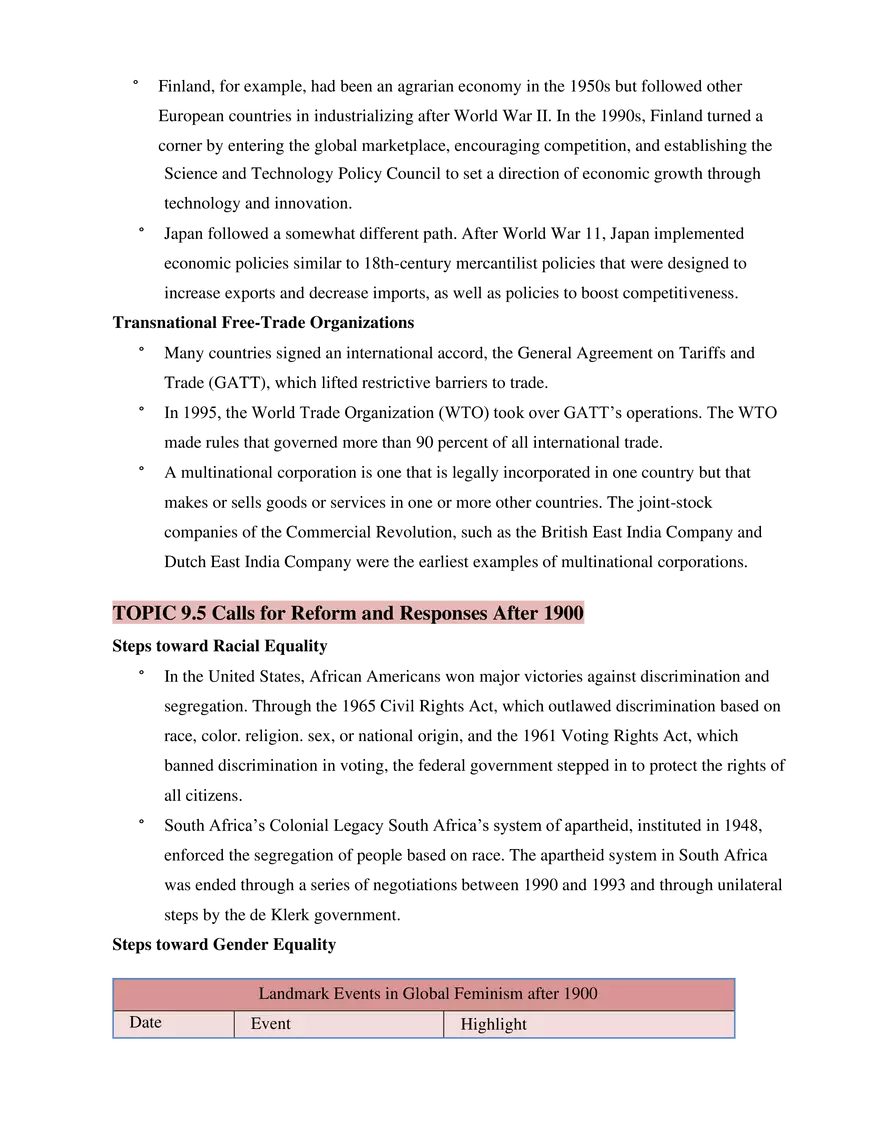 AP World History Unit 9 Globalization - Page 4