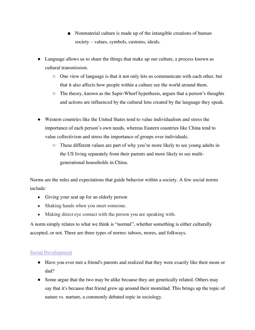 Sociology Unit 4 Norms, Deviance & Sanctions - Page 4