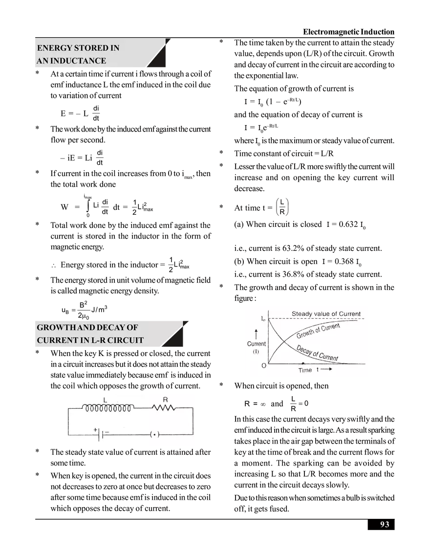 Electromagnetic Induction Study Guide - Page 9