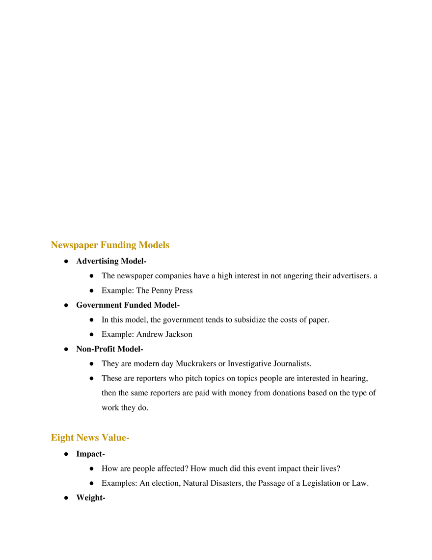 Journalism Course Study Guide - Page 19