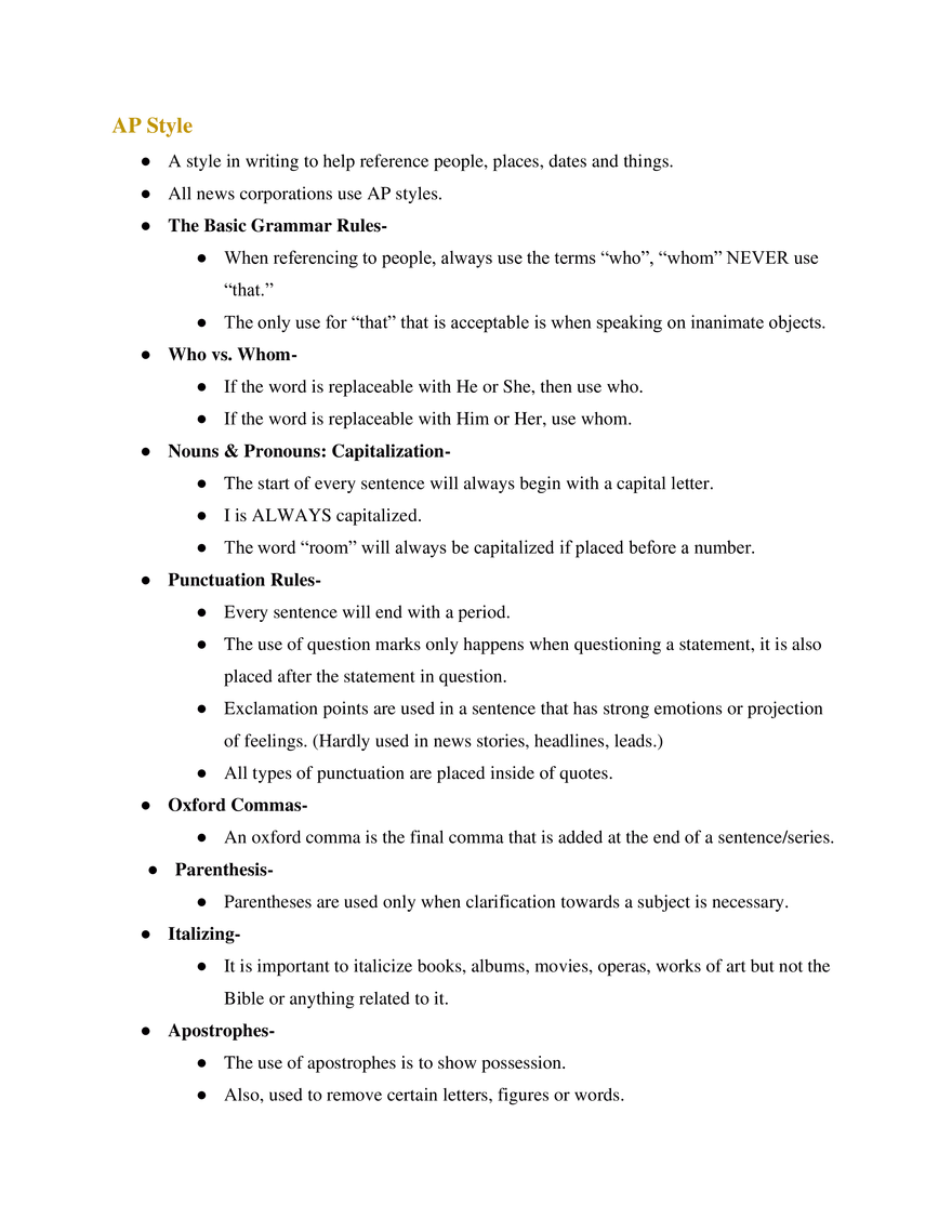 Journalism Course Study Guide - Page 4