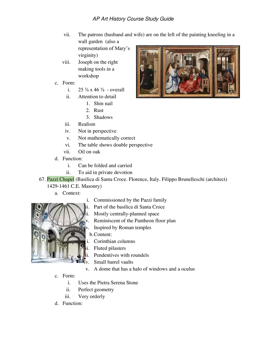 AP Art History Unit 3 Early Europe & Colonial Americas - Page 10
