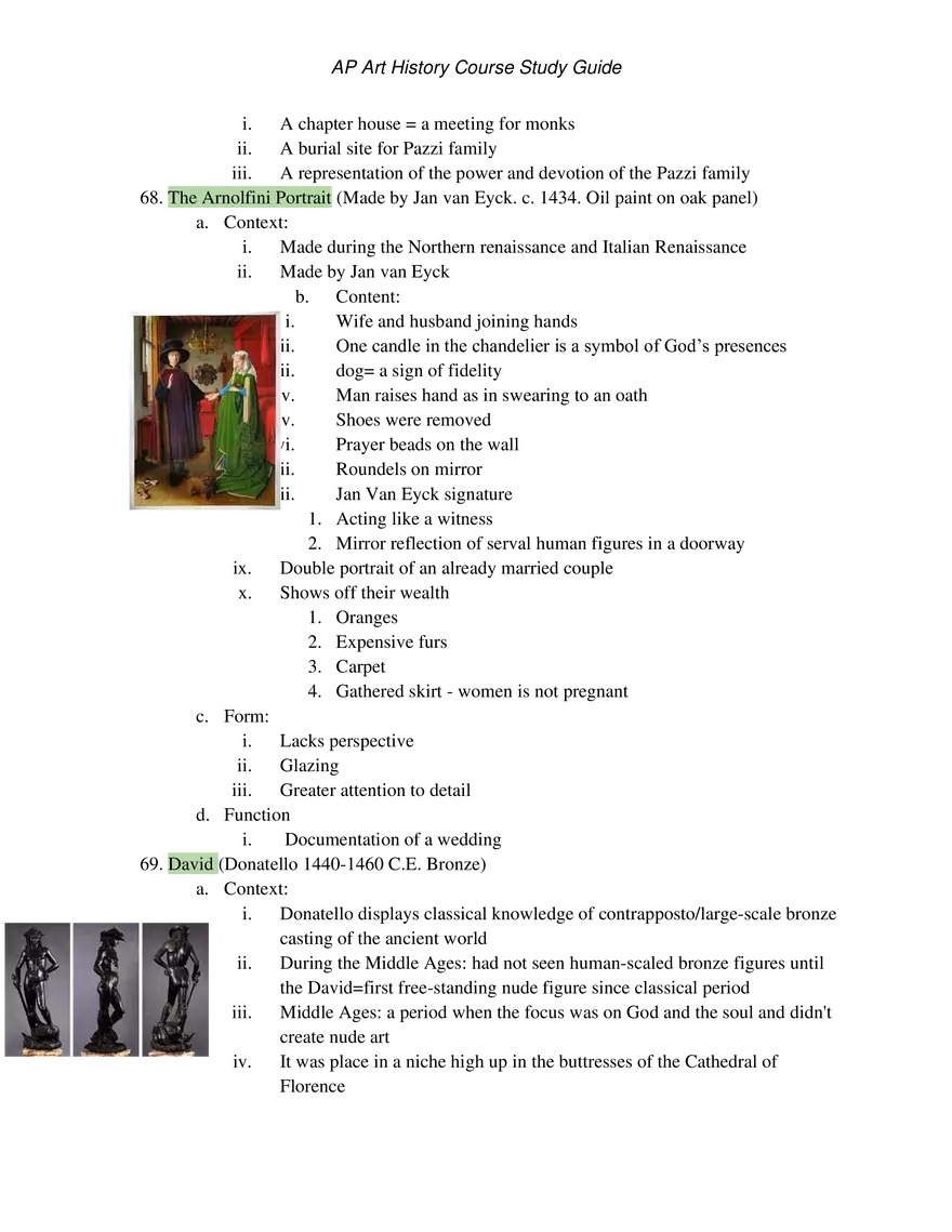 AP Art History Unit 3 Early Europe & Colonial Americas - Page 11