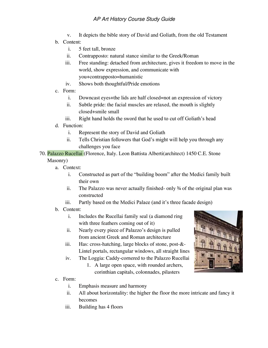 AP Art History Unit 3 Early Europe & Colonial Americas - Page 12