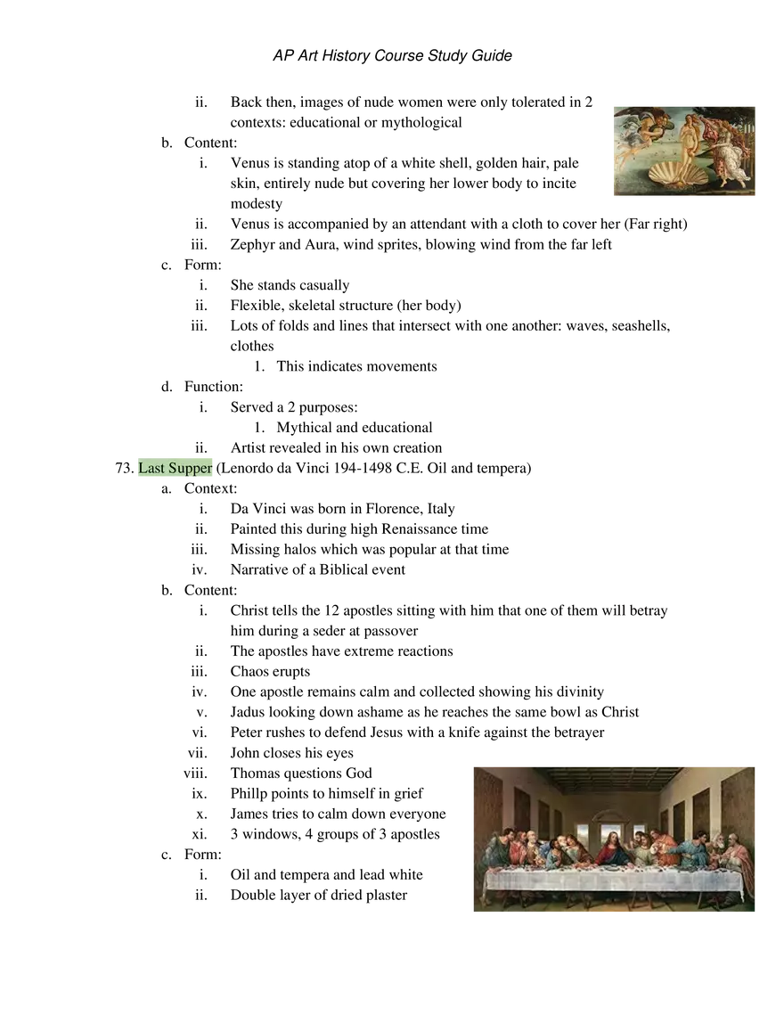 AP Art History Unit 3 Early Europe & Colonial Americas - Page 15