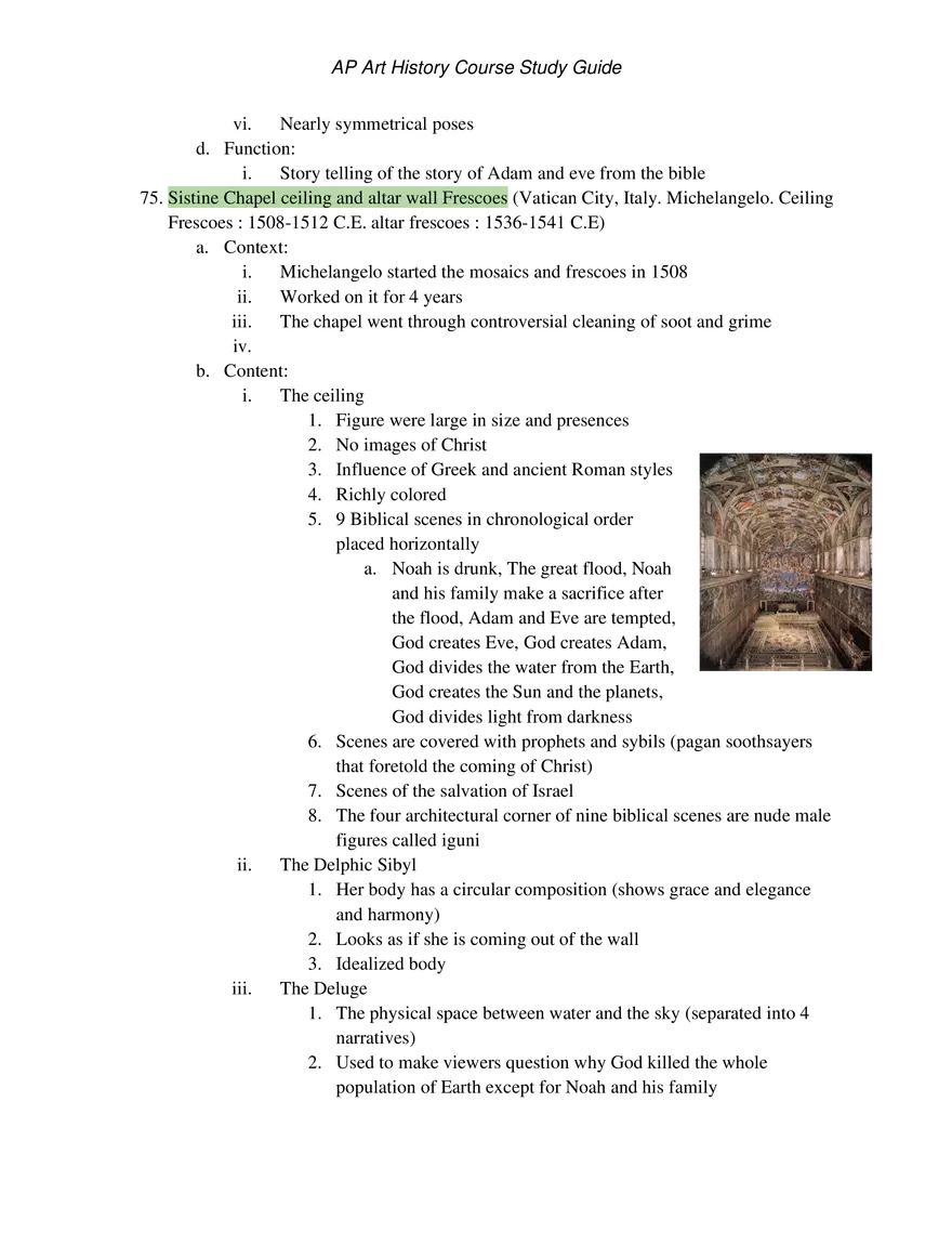 AP Art History Unit 3 Early Europe & Colonial Americas - Page 17