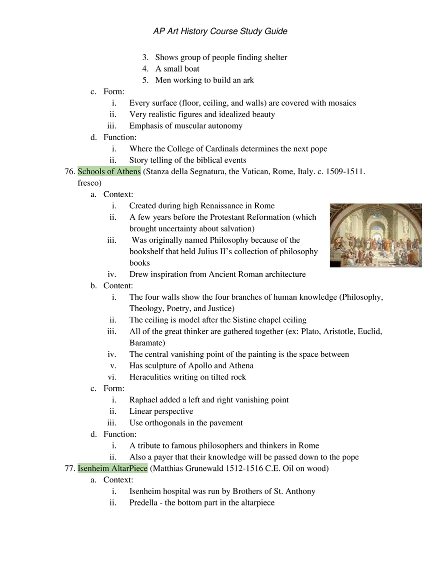 AP Art History Unit 3 Early Europe & Colonial Americas - Page 18