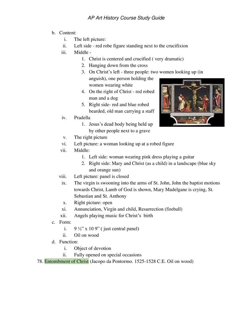 AP Art History Unit 3 Early Europe & Colonial Americas - Page 19
