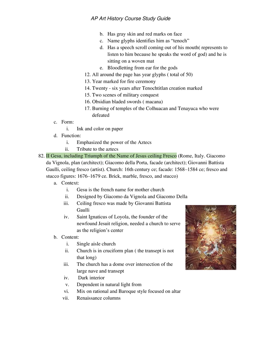 AP Art History Unit 3 Early Europe & Colonial Americas - Page 23