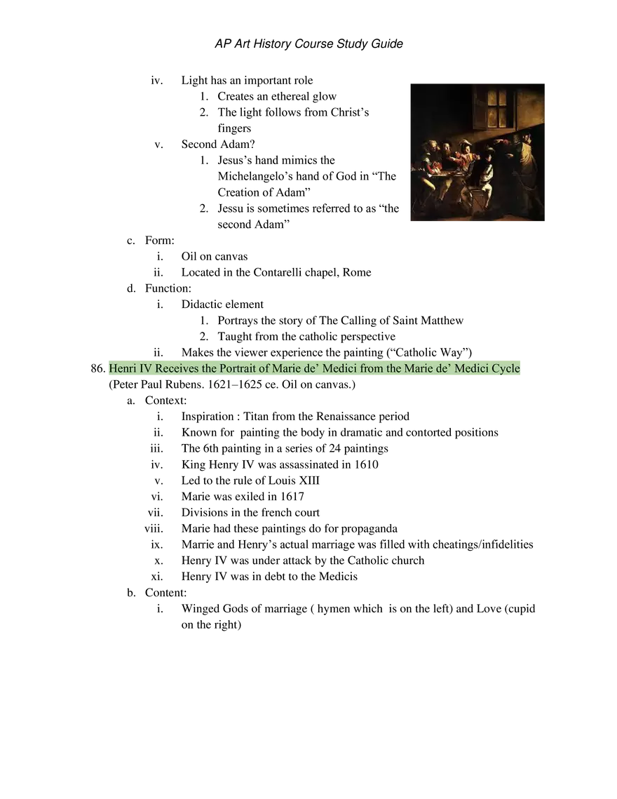 AP Art History Unit 3 Early Europe & Colonial Americas - Page 27