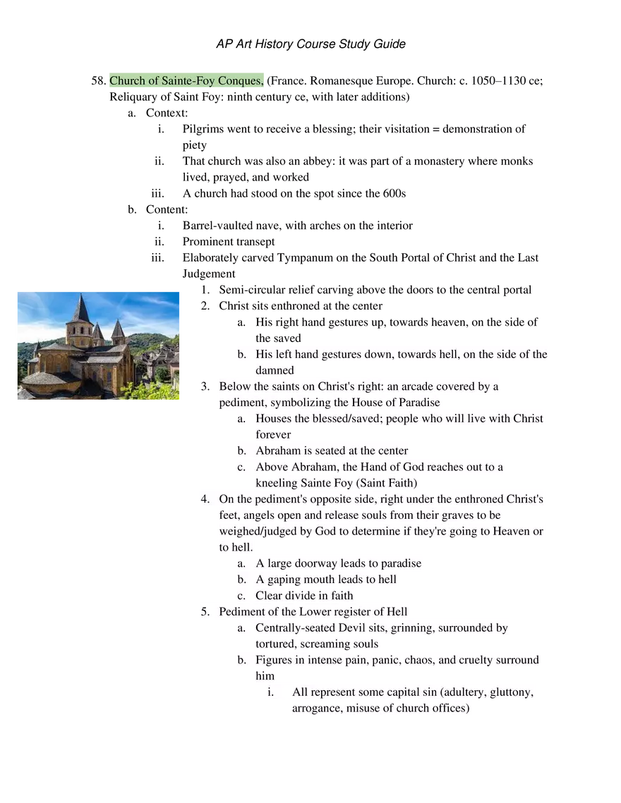 AP Art History Unit 3 Early Europe & Colonial Americas - Page 43
