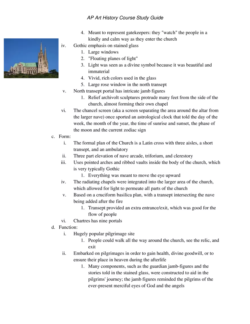 AP Art History Unit 3 Early Europe & Colonial Americas - Page 4