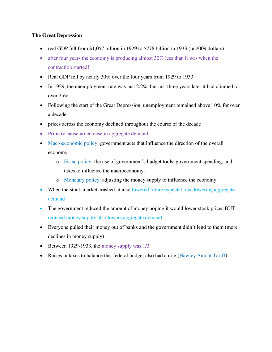 Chapter 27 Macroeconomics- Recessions and Depressions - Page 3