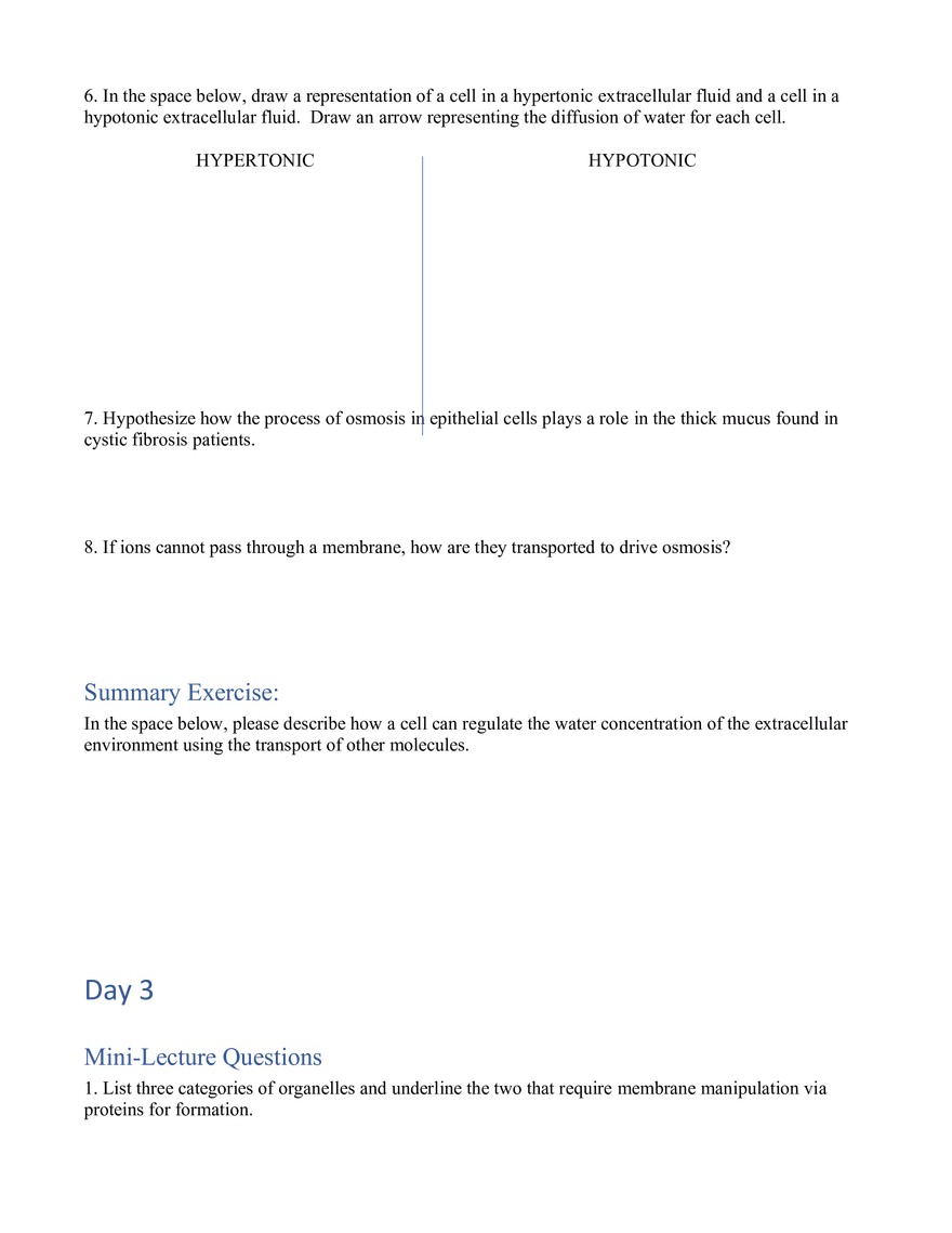 Learning Guide Week 1: Cellular Organization - Page 4