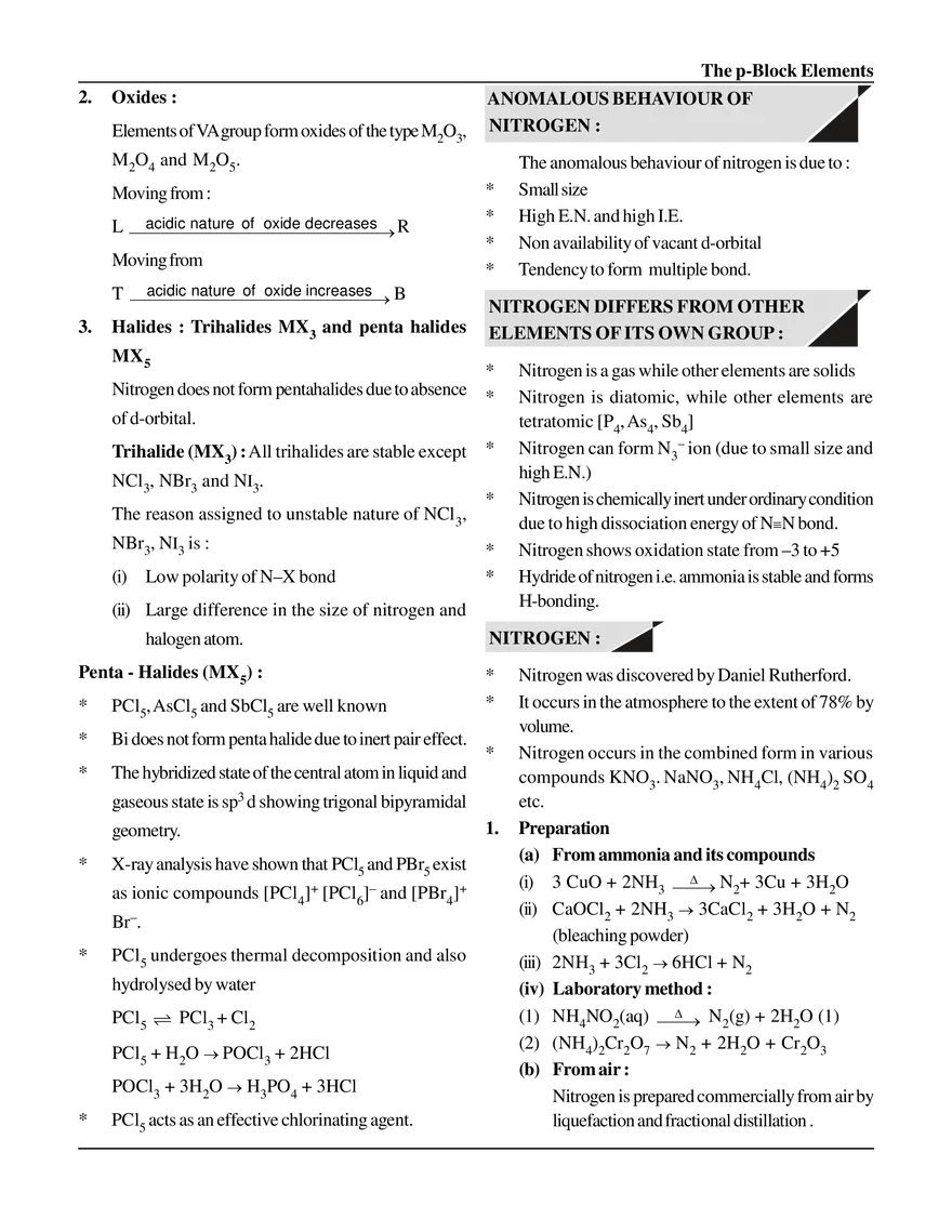 Nitrogen Family - Page 2