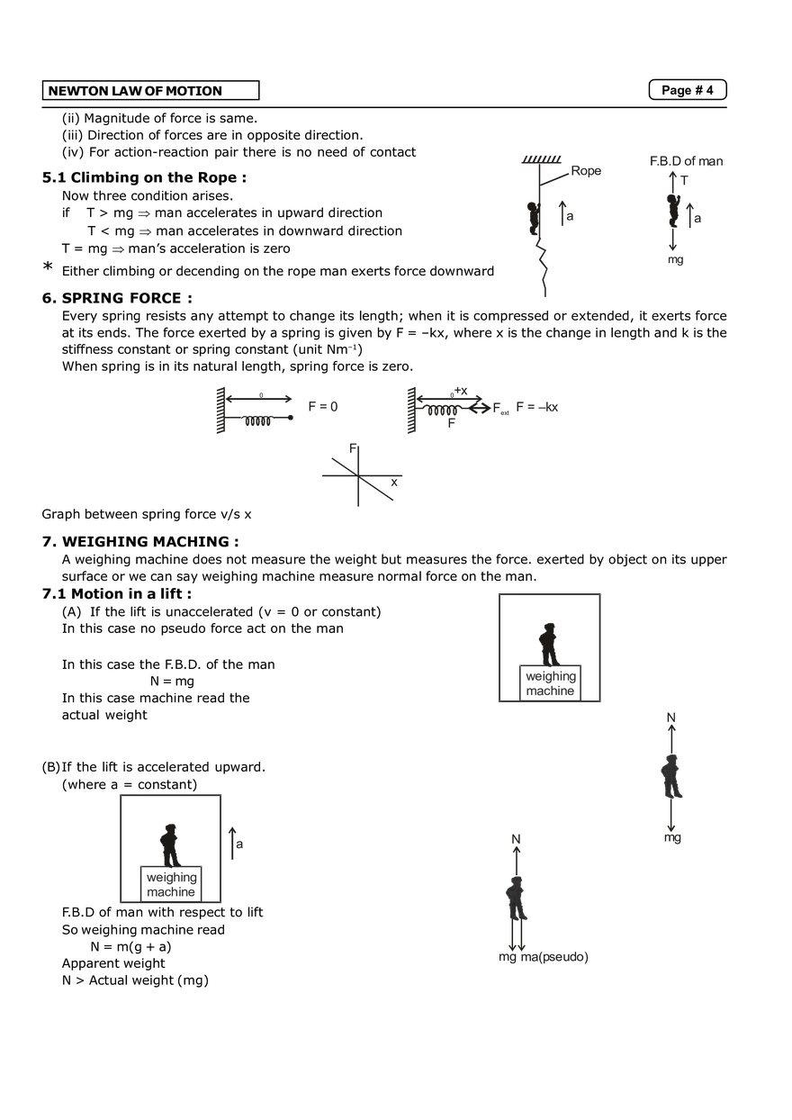 Newton Law of Motion Notes - Page 7